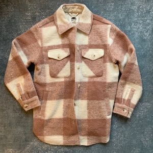 Roots Seymour Shacket in Tuscany, size medium